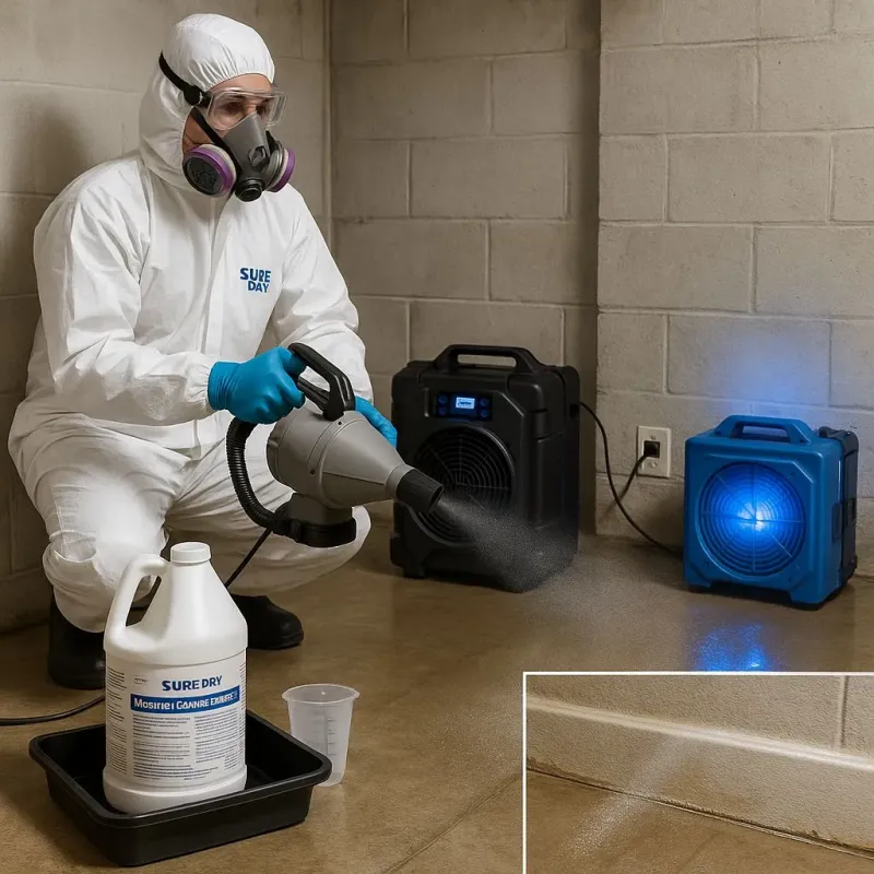 Sanitization and Odor Removal process in Powderly, TX