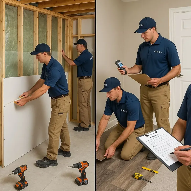 Repairs and Reconstruction process in Powderly, TX