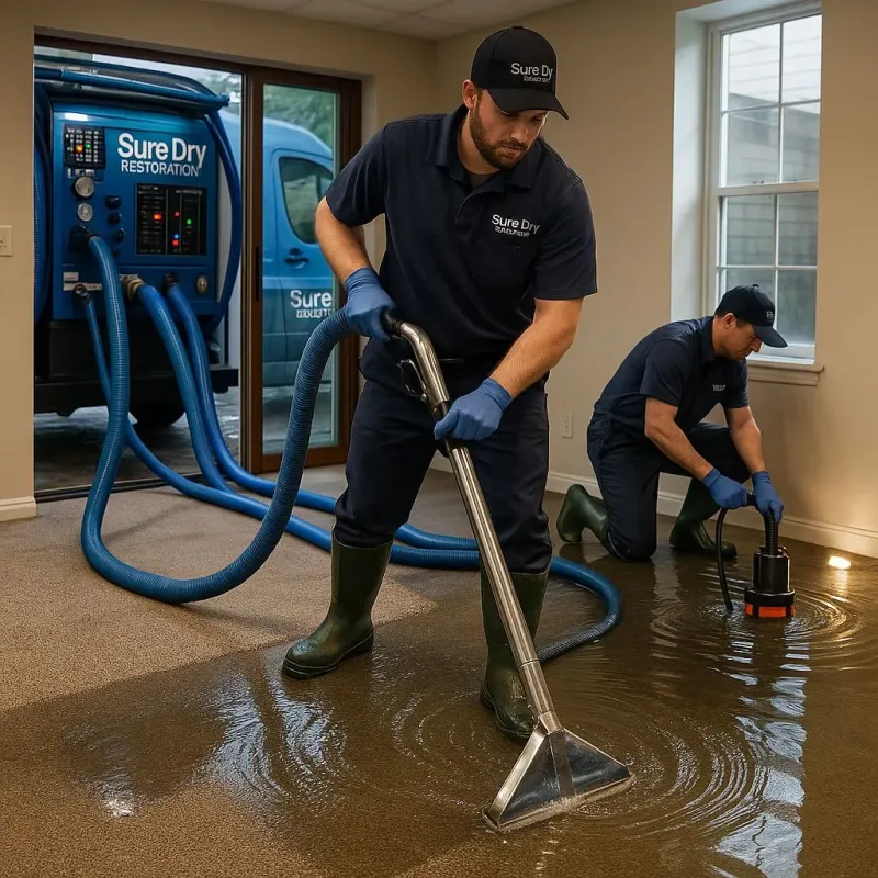 Water Extraction and Removal process in Powderly, TX